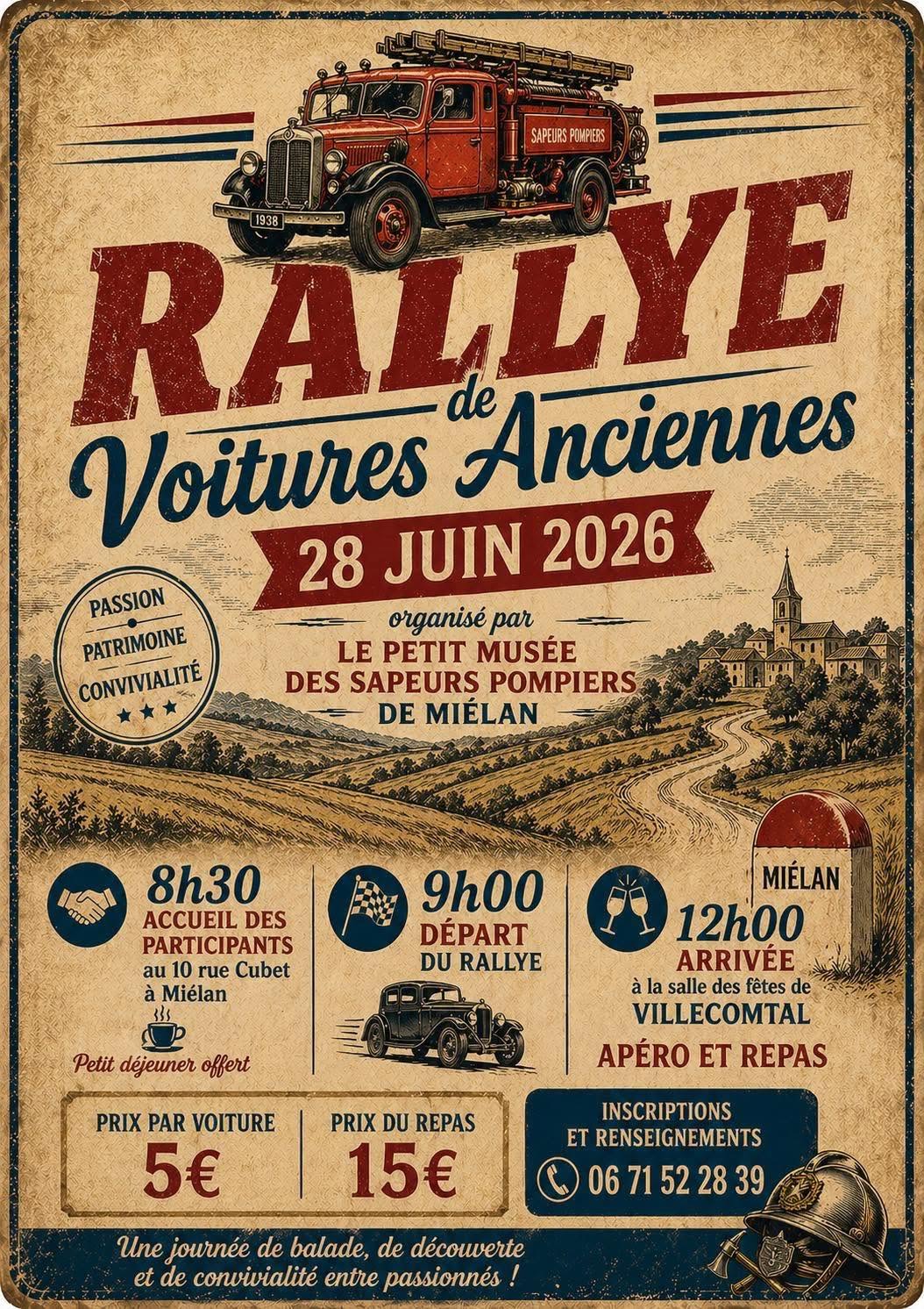 Rallye de voitures anciennes