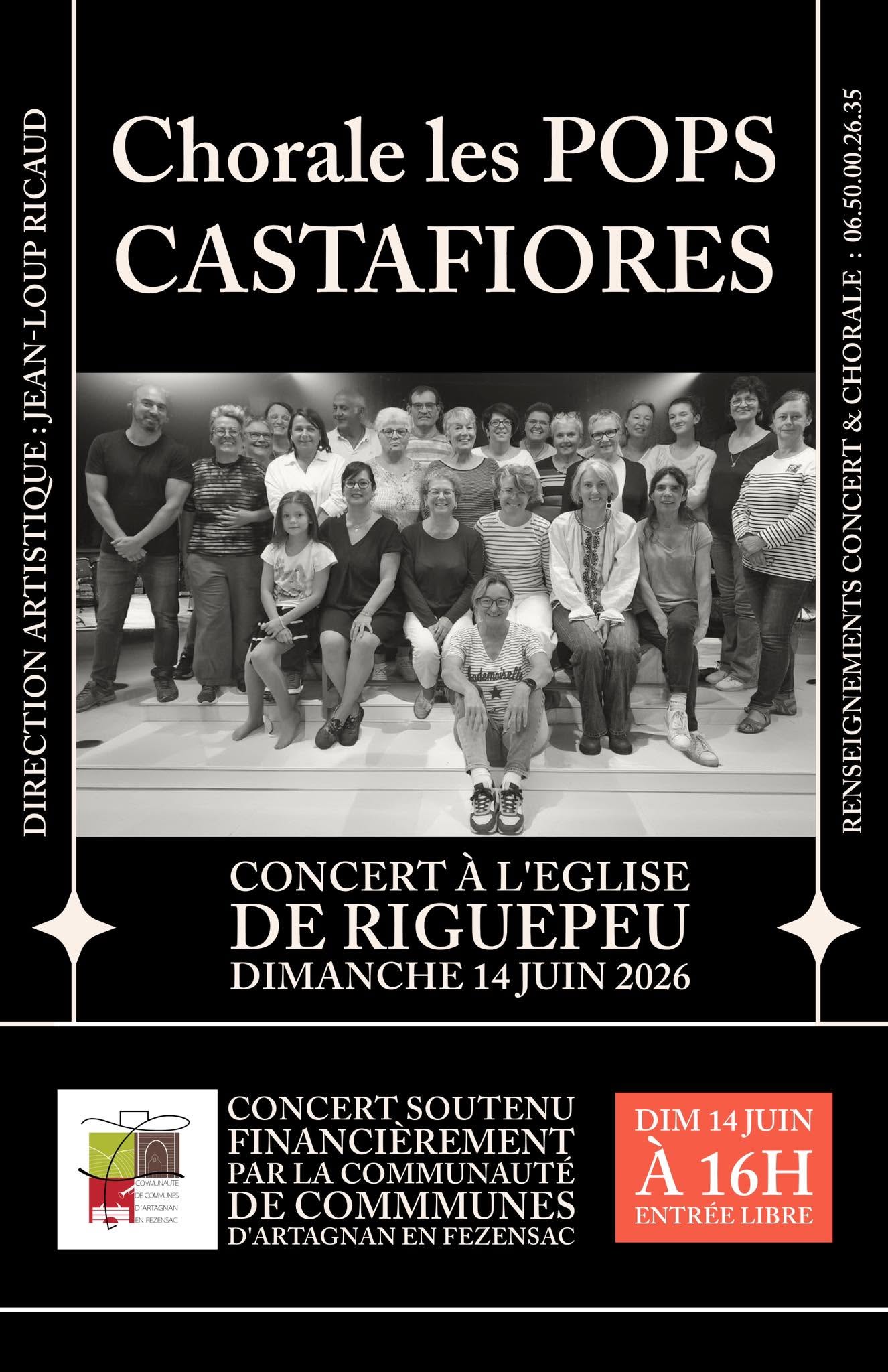 Les Pops Castafiores en concert dimanche !