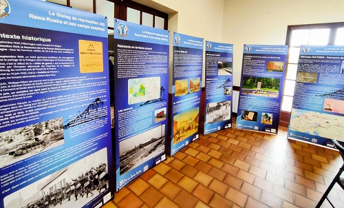 Inauguration de plaque RAWA-RUSKA à LECTOURE