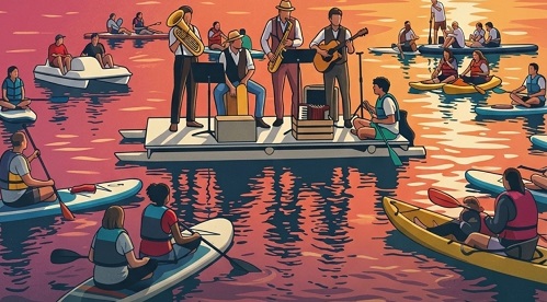 Concert Flottant : La Musique Prend Le Large !