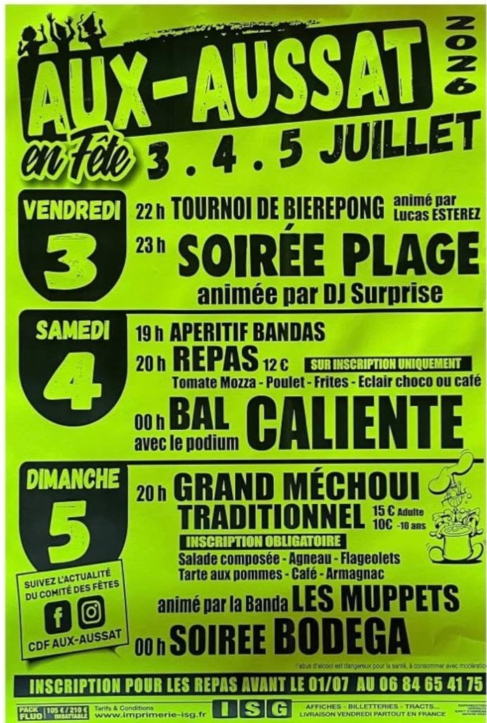 Fêtes d'Aux Aussat