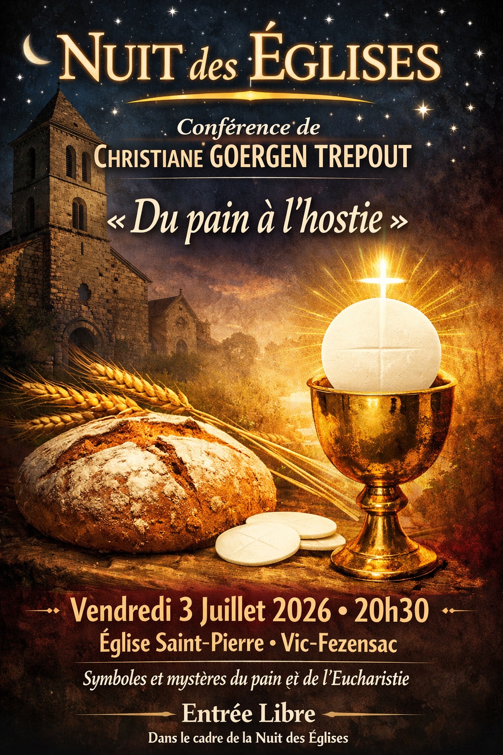 Du pain à l'hostie : une conférence à Vic-Fezensac