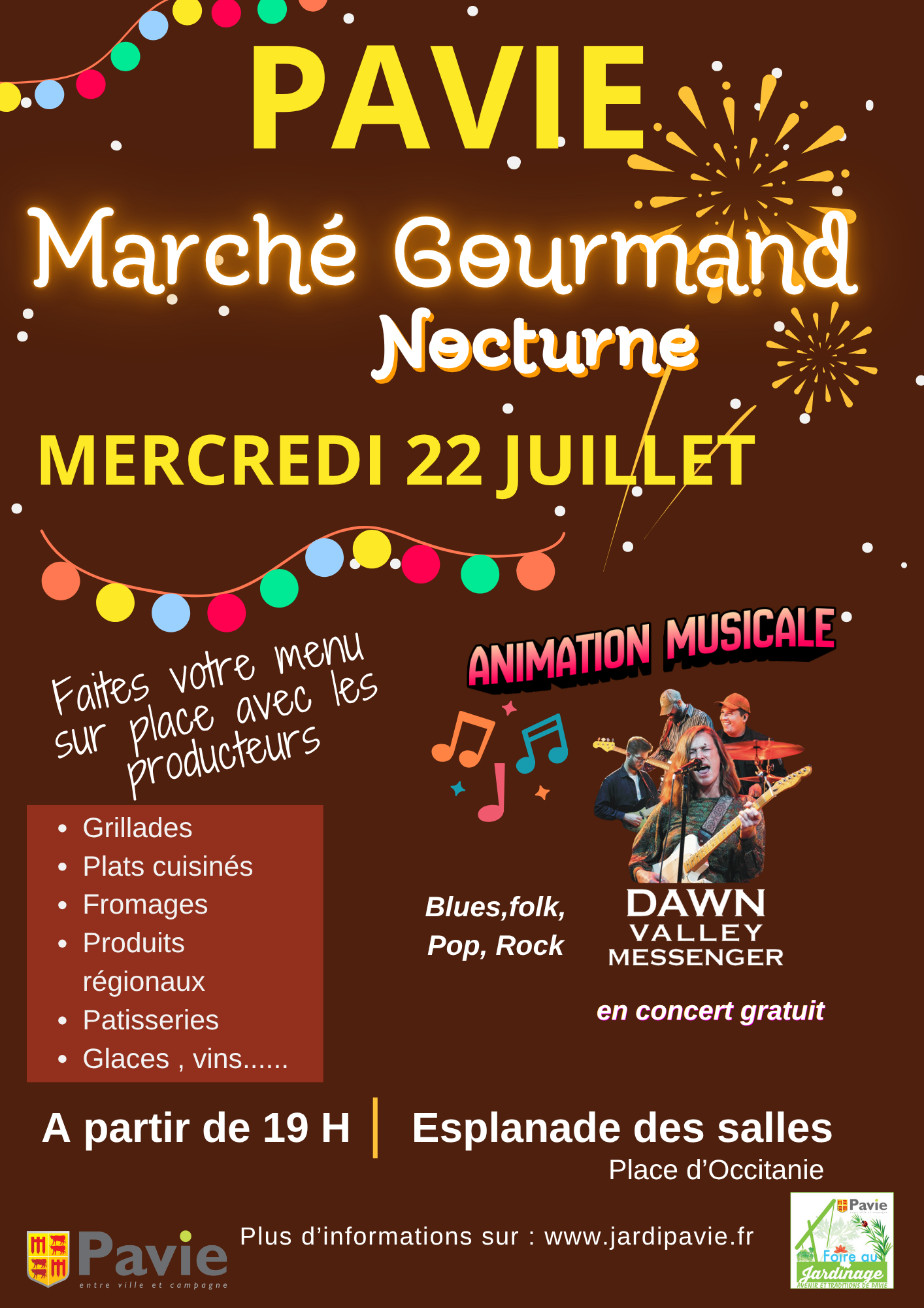 Les marchés gourmands de Pavie reprennent cet été