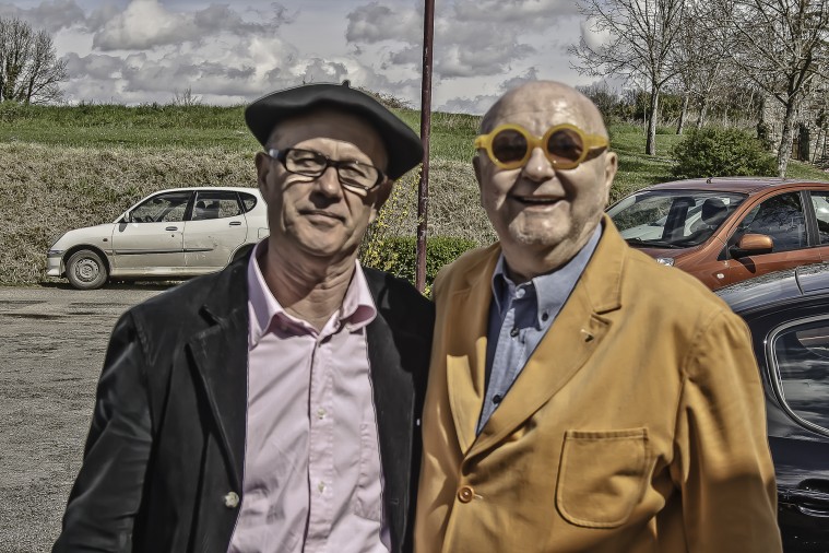 Bernard Bonnet et Jean-Pierre Coffe à Sabazan