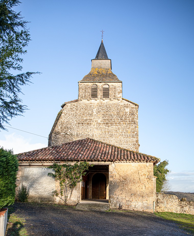 15 Eglise saint-Césaire de Pouydraguin 1bis 110123.jpg