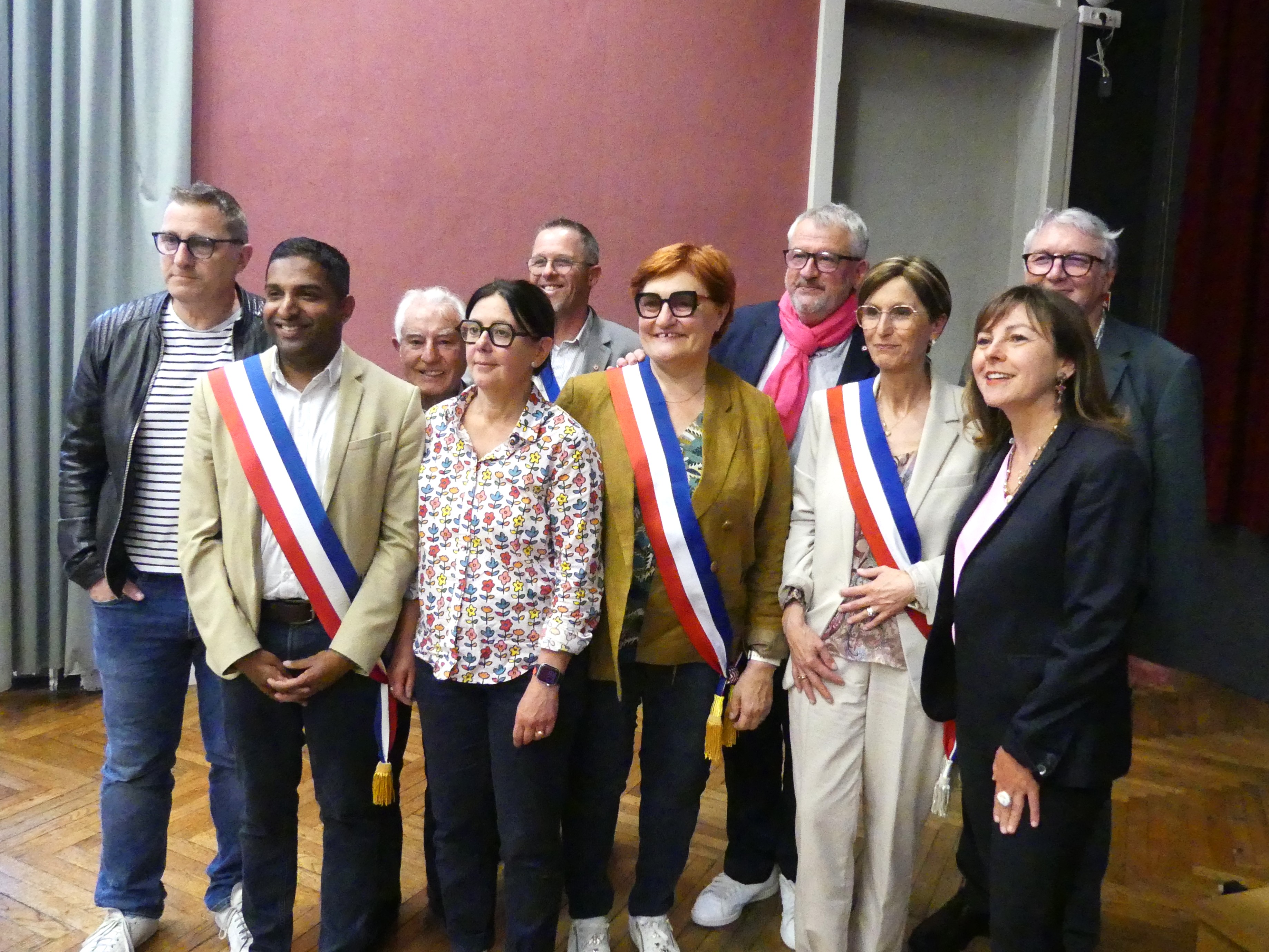 les élus de Haute-Garonne et Carole Delga
