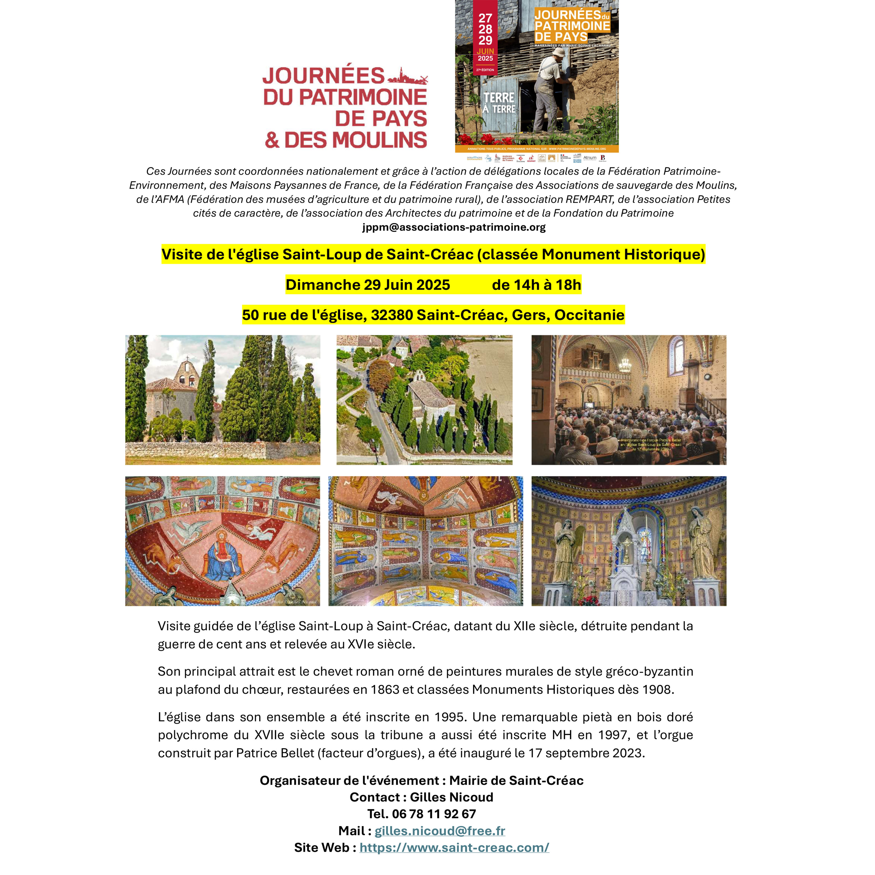 Journée Patrimoine Pays-église StCréac-29 juin 2025.jpg