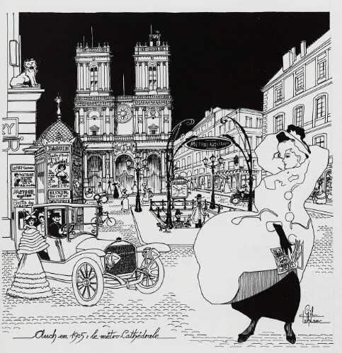 Auch en 1905, le métro cathédrale.