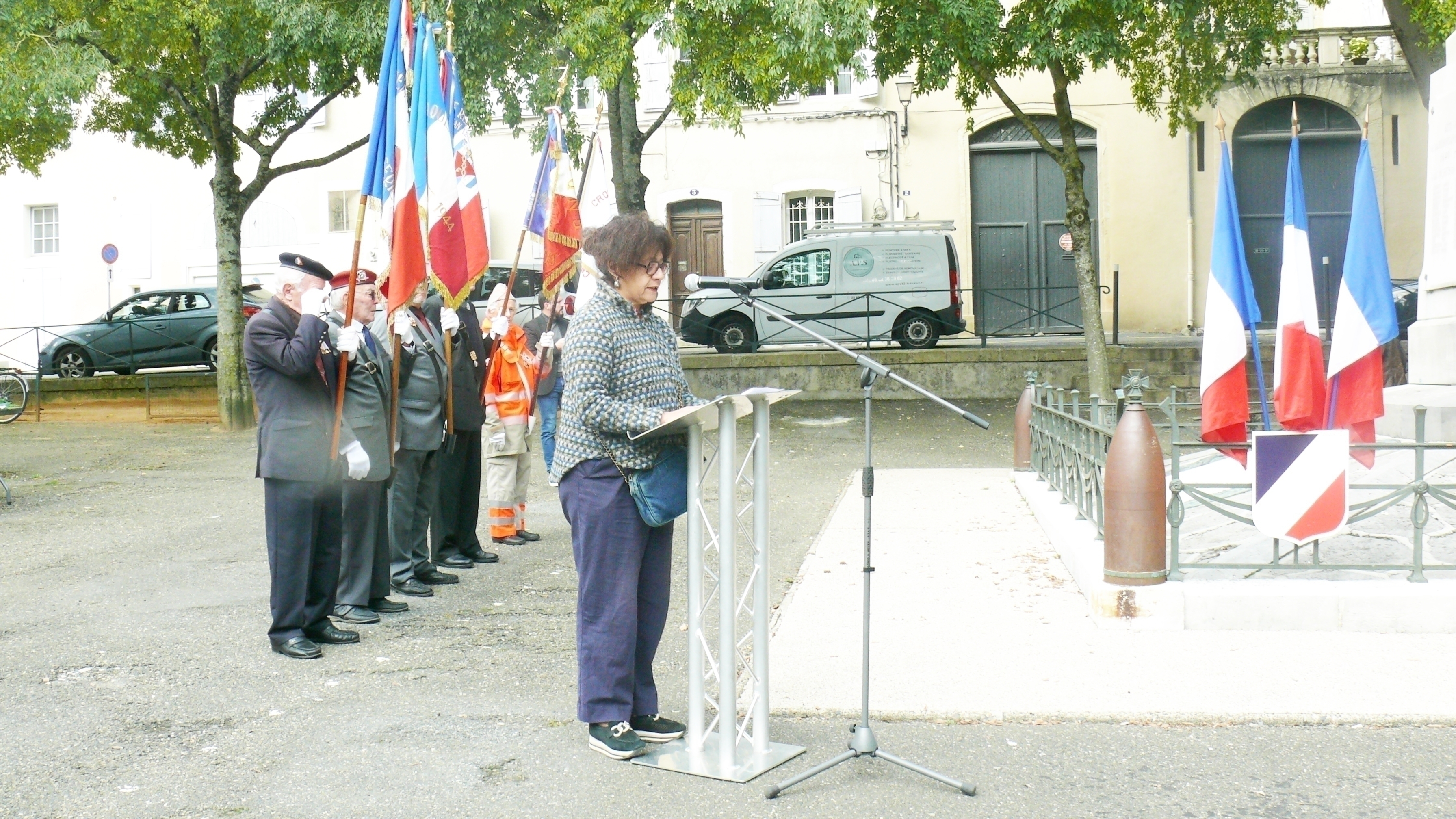 Fatma Adda lors de son discours.