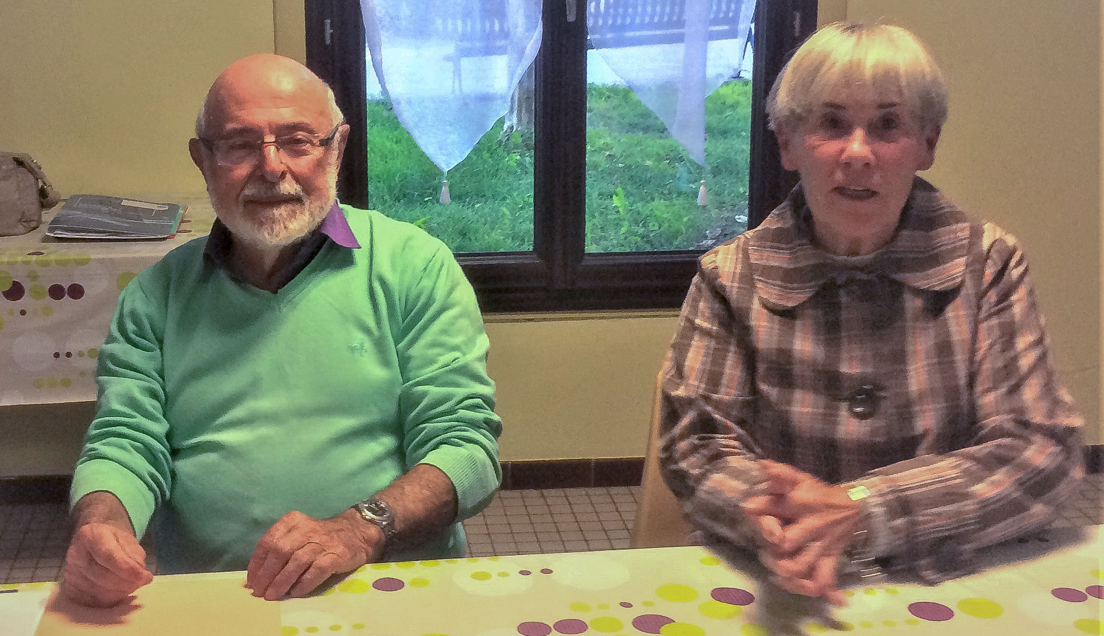 Claude Lamort et Françoise Jorieux.