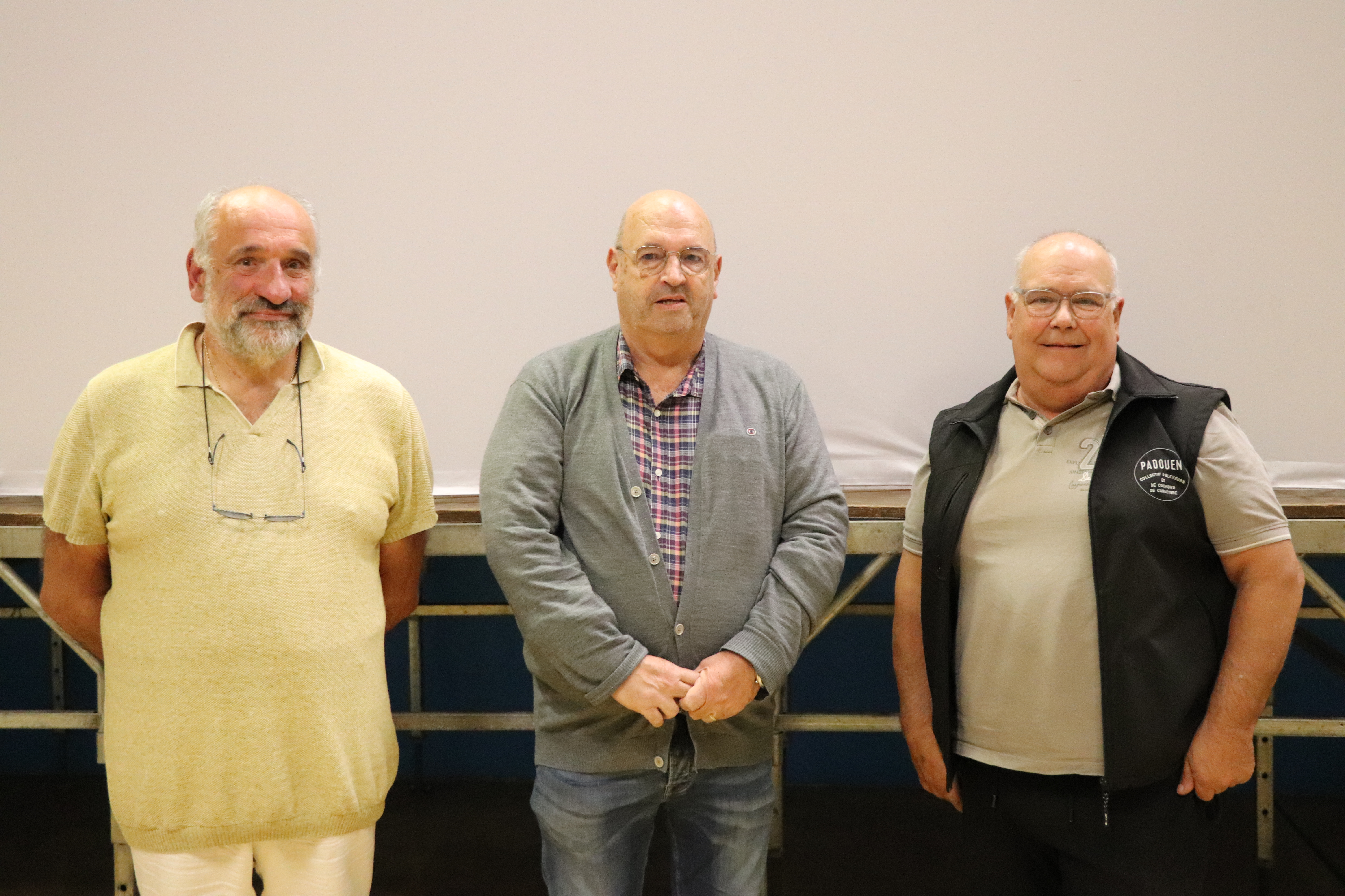Marc Aubadie Ladrix, Gérard Miquel, Michel Bertreix.