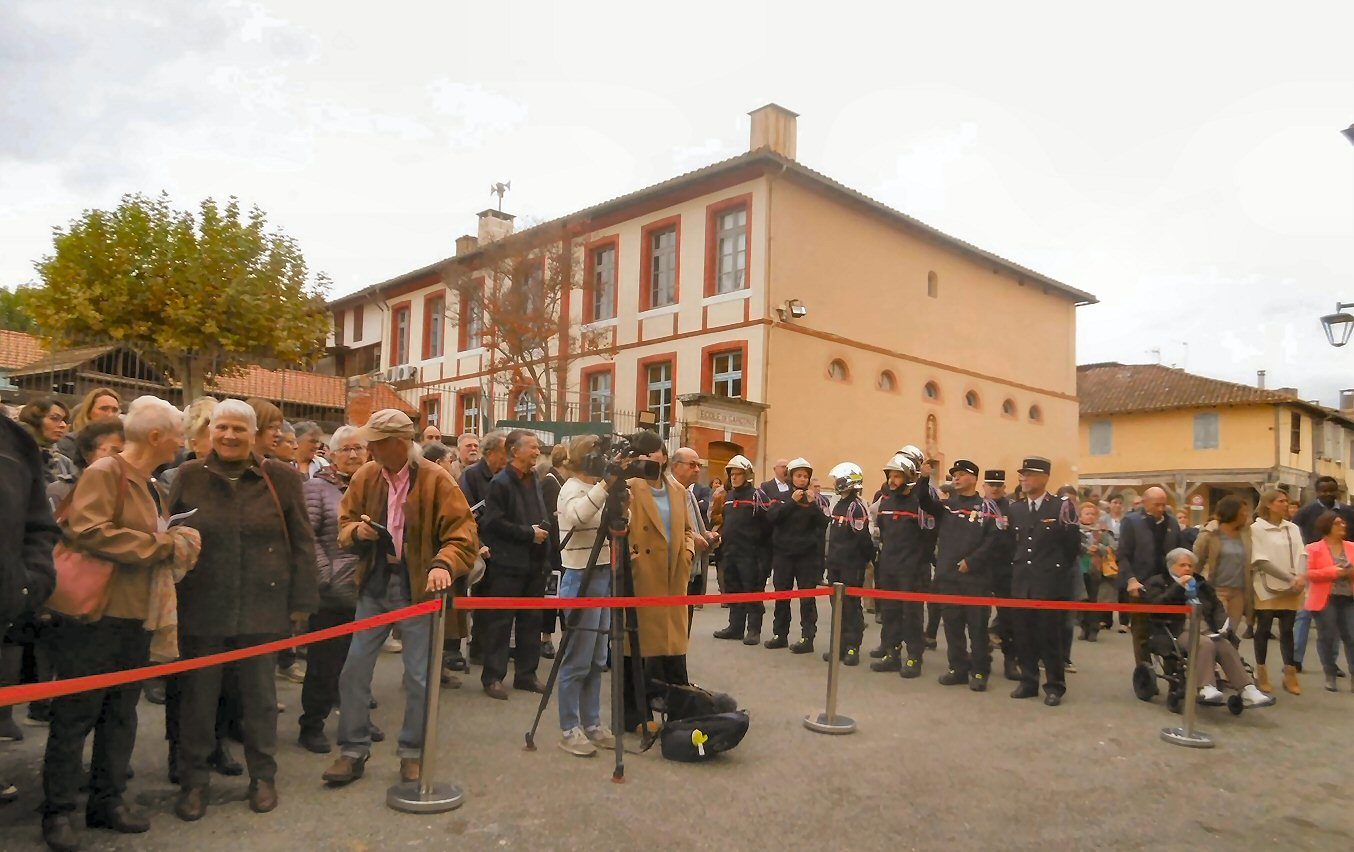 La foule avant la cérémonie