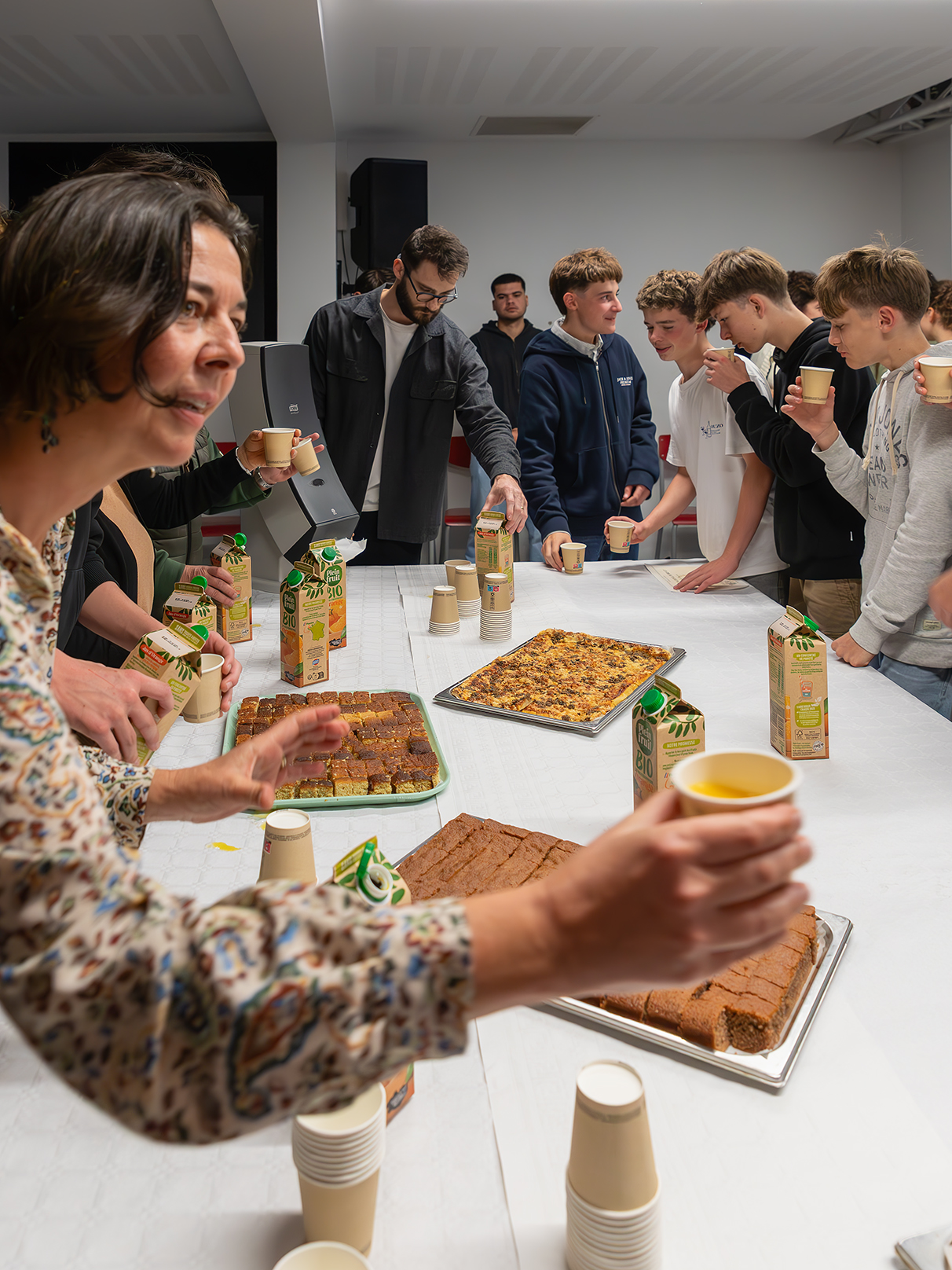 un verre d'amitié et amuse-bouche aprés la cérémonie