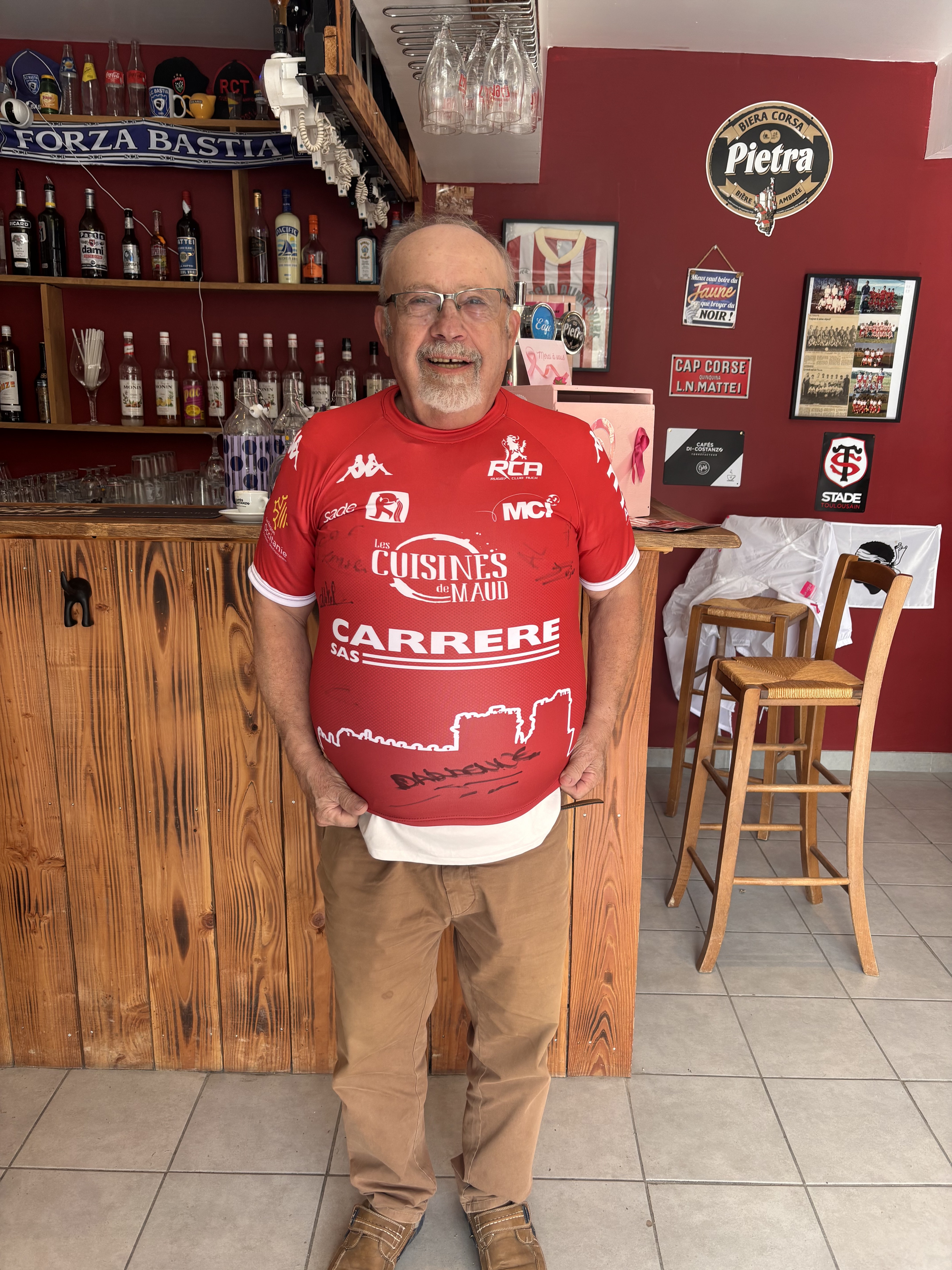 Jean-Claude devenu supporter N°1 du RCA