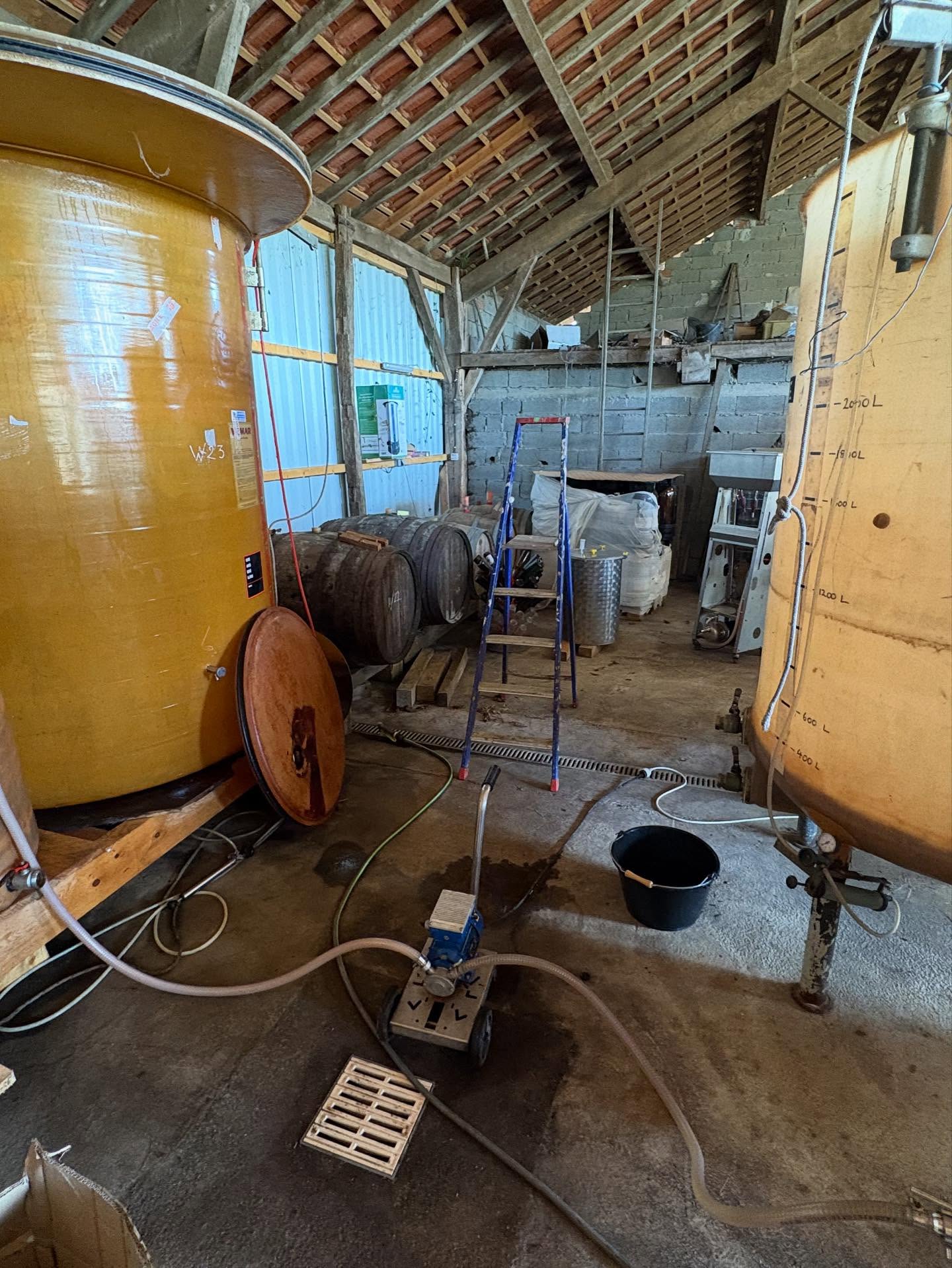 Cuvaison de fermentation.