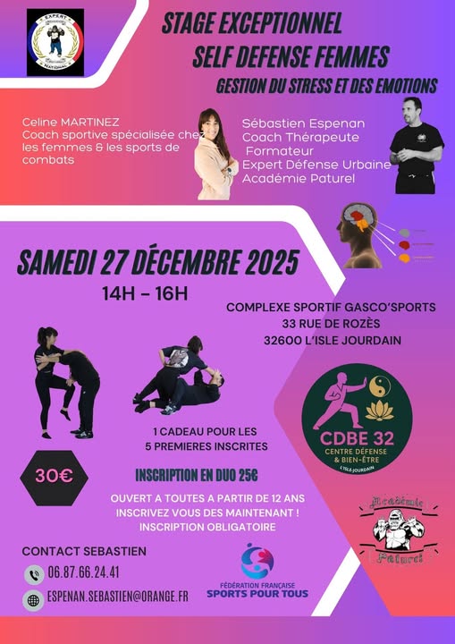 Self-Défense Féminine et de Gestion du Stress l