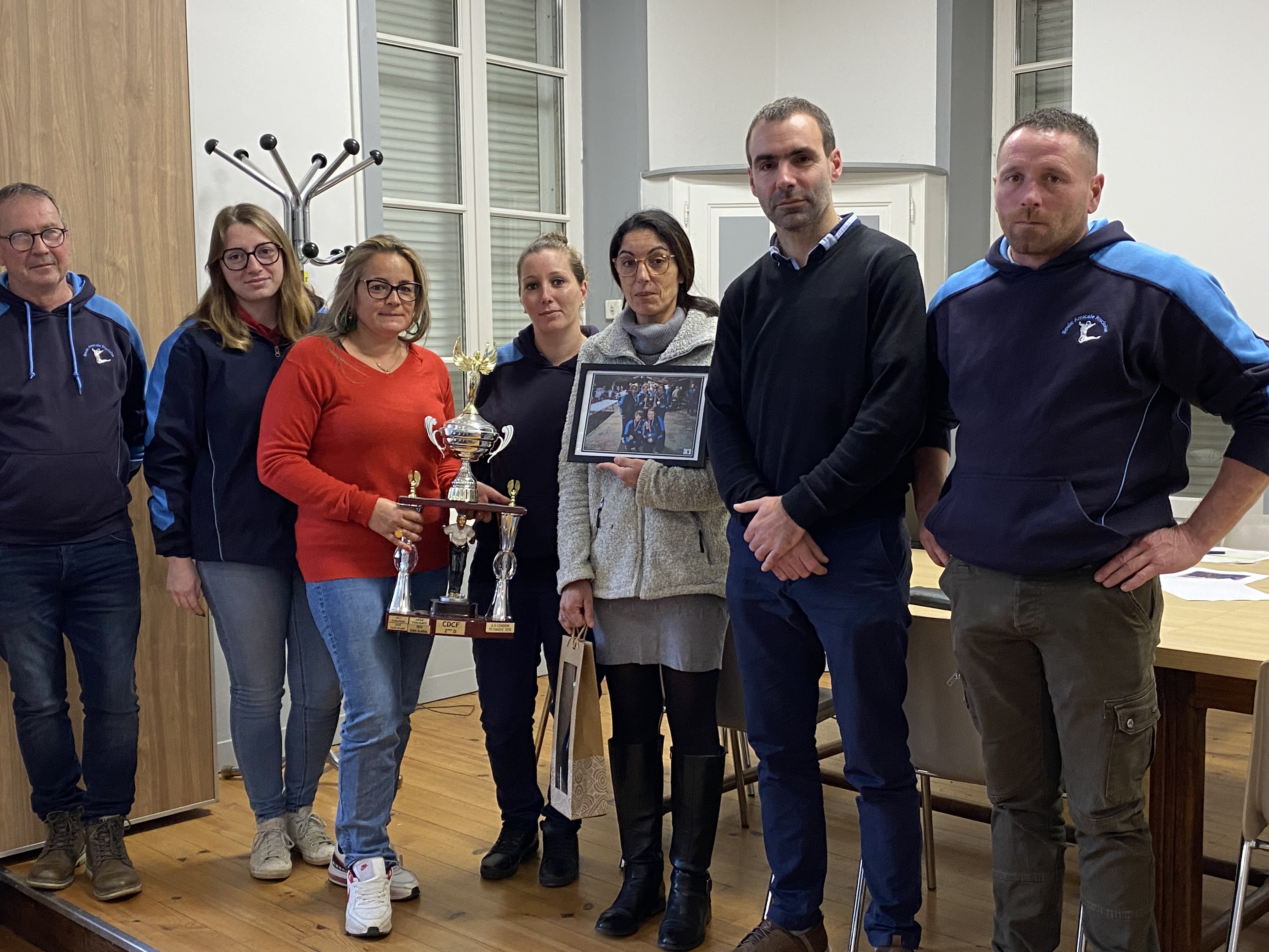 Les féminines du club ont été aussi honorées pour leurs prestations en 2025