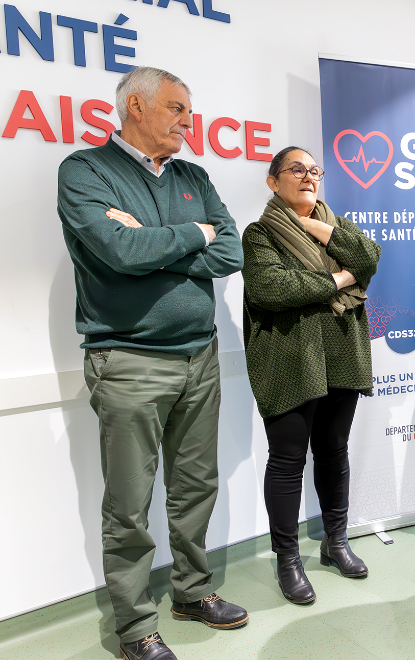 Gerard Castet et Nathalie Barrouilleé