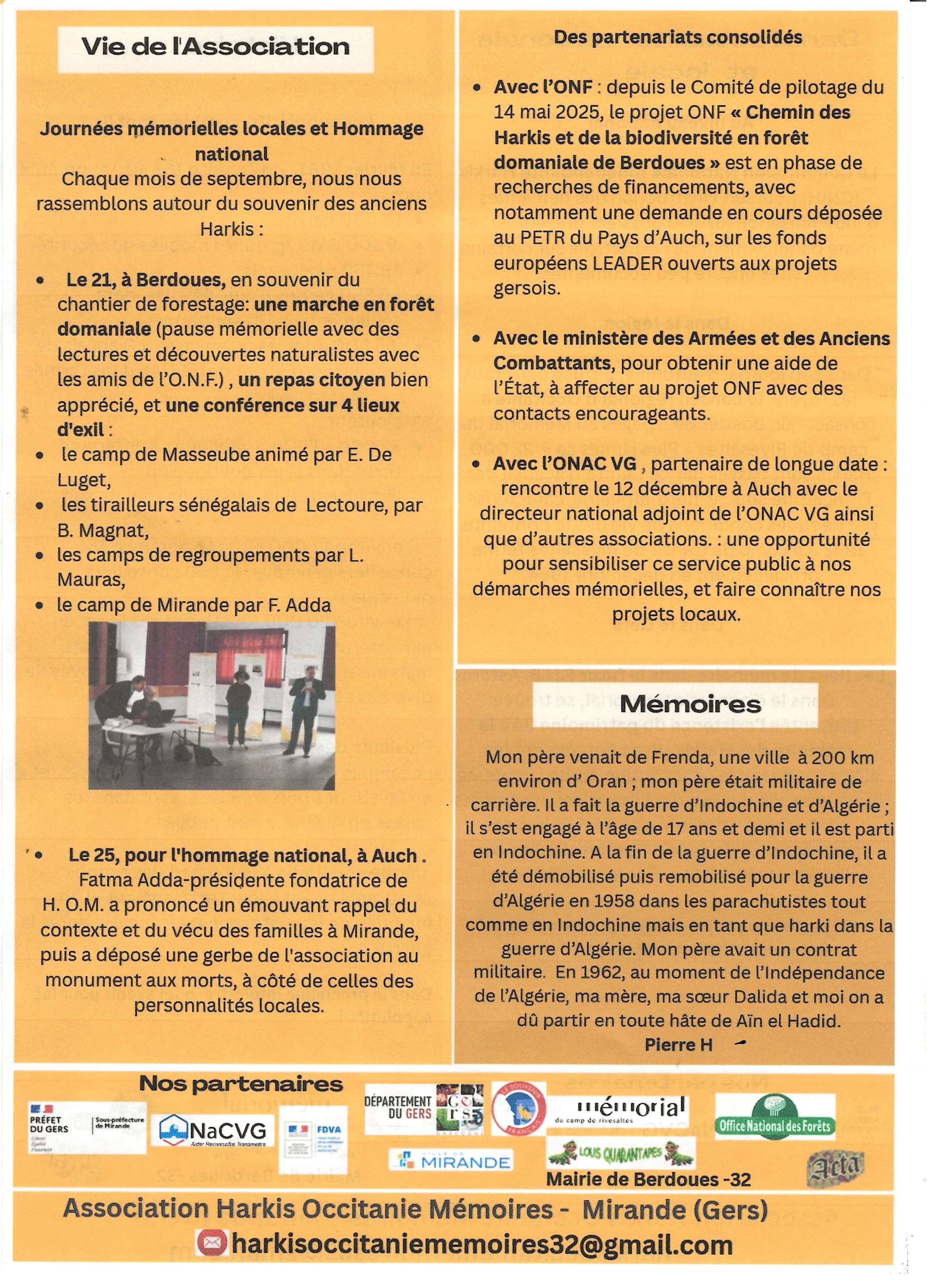 Infolettre N°6 page 3.