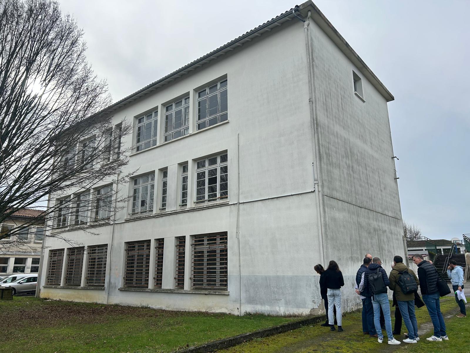 Visite du chantier.