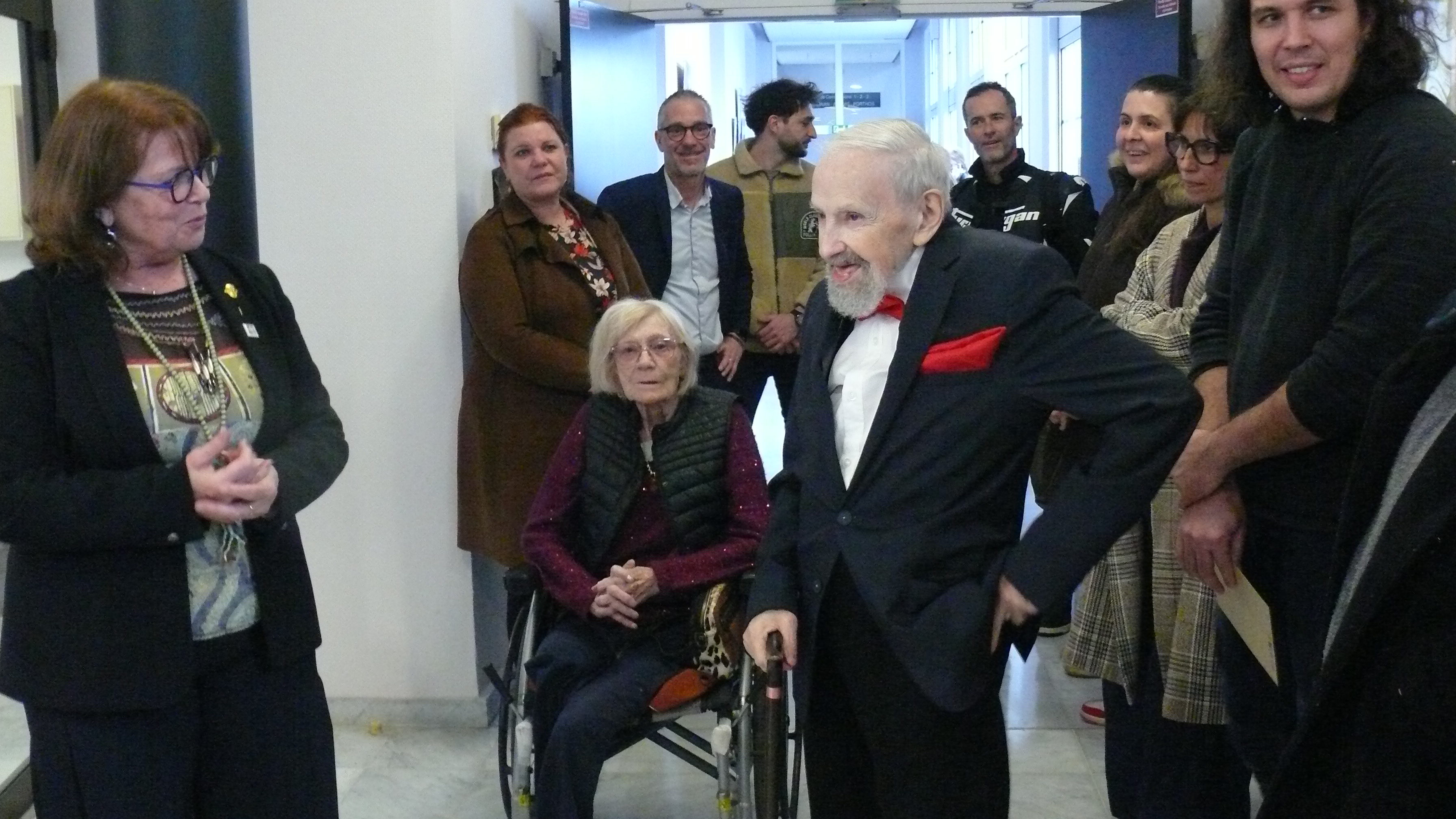 Philippe Andrieu accueilli par Chantal Dejean Dupèbe