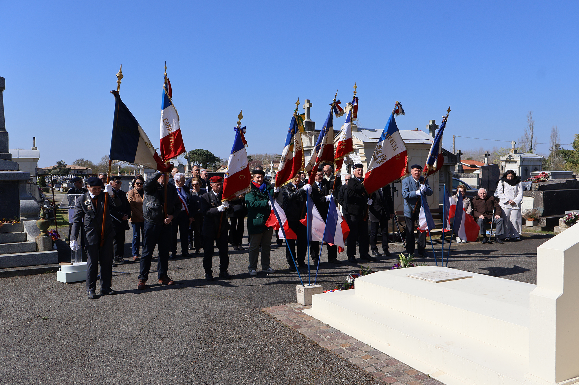 Commémoration du 19 mars au cimetière communal