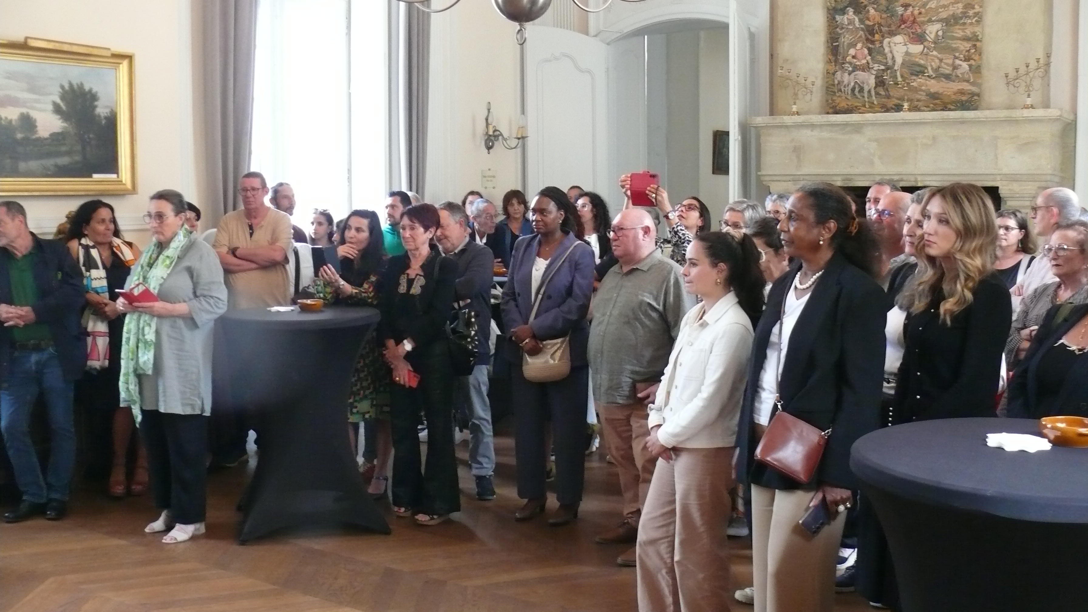 Les invités à la cérémonie.