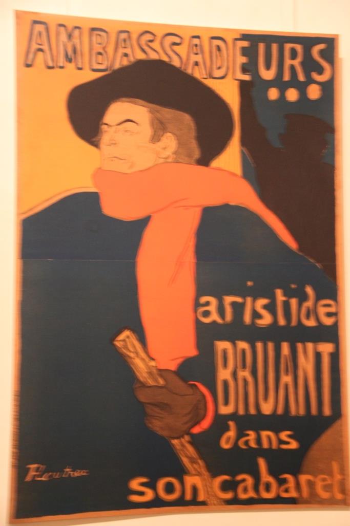 La célèbre affiche de Toulouse Lautrec au musée de même nom