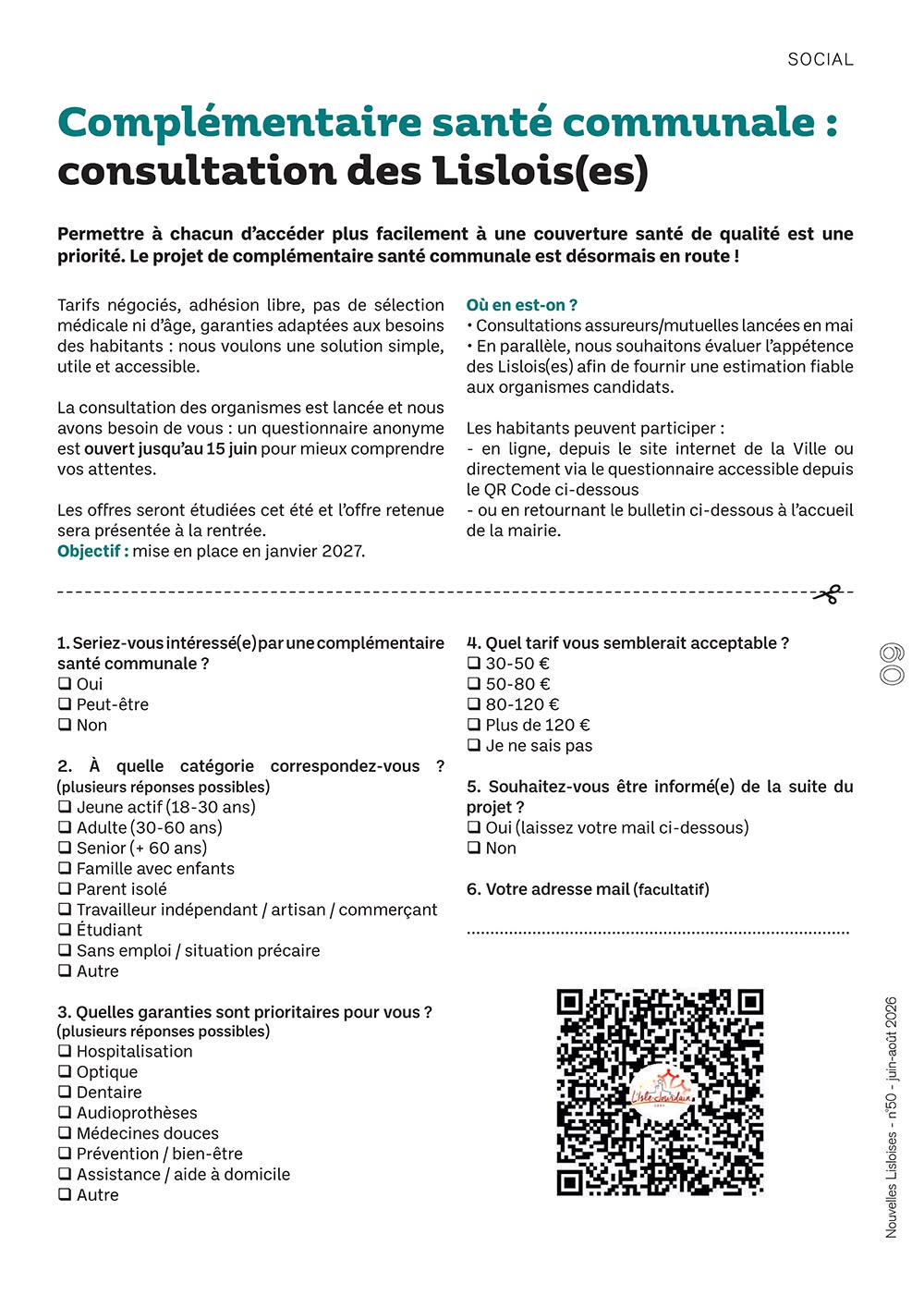 Le n°50 du magazine municipal