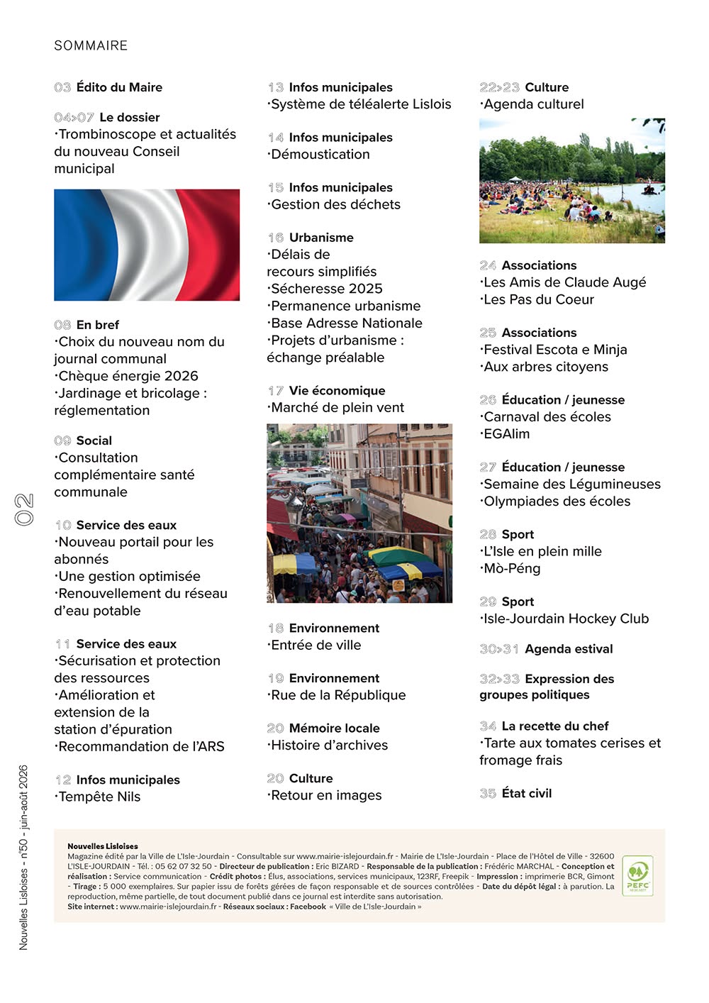 Le n°50 du magazine municipal