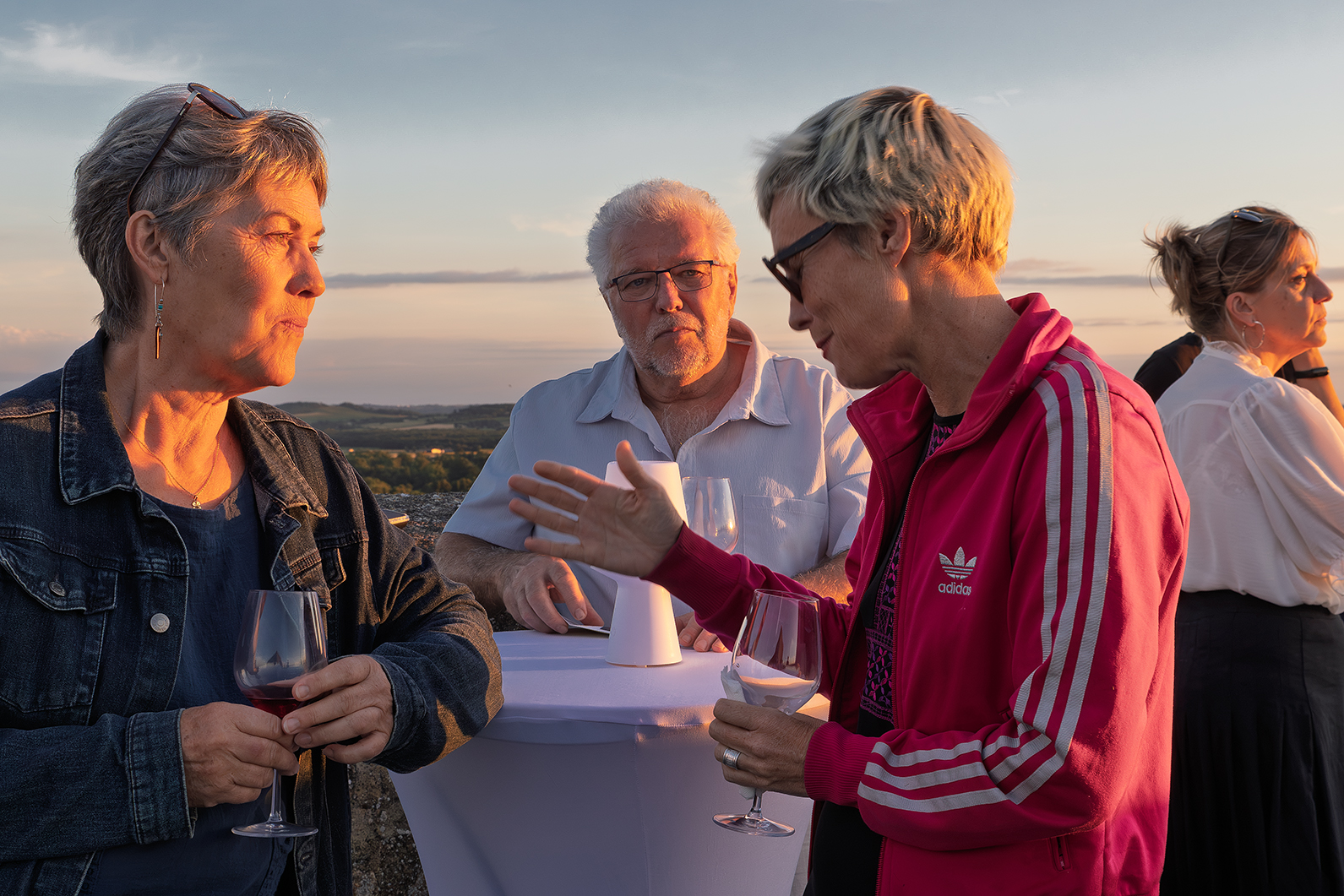 une belle soirée touche à sa fin