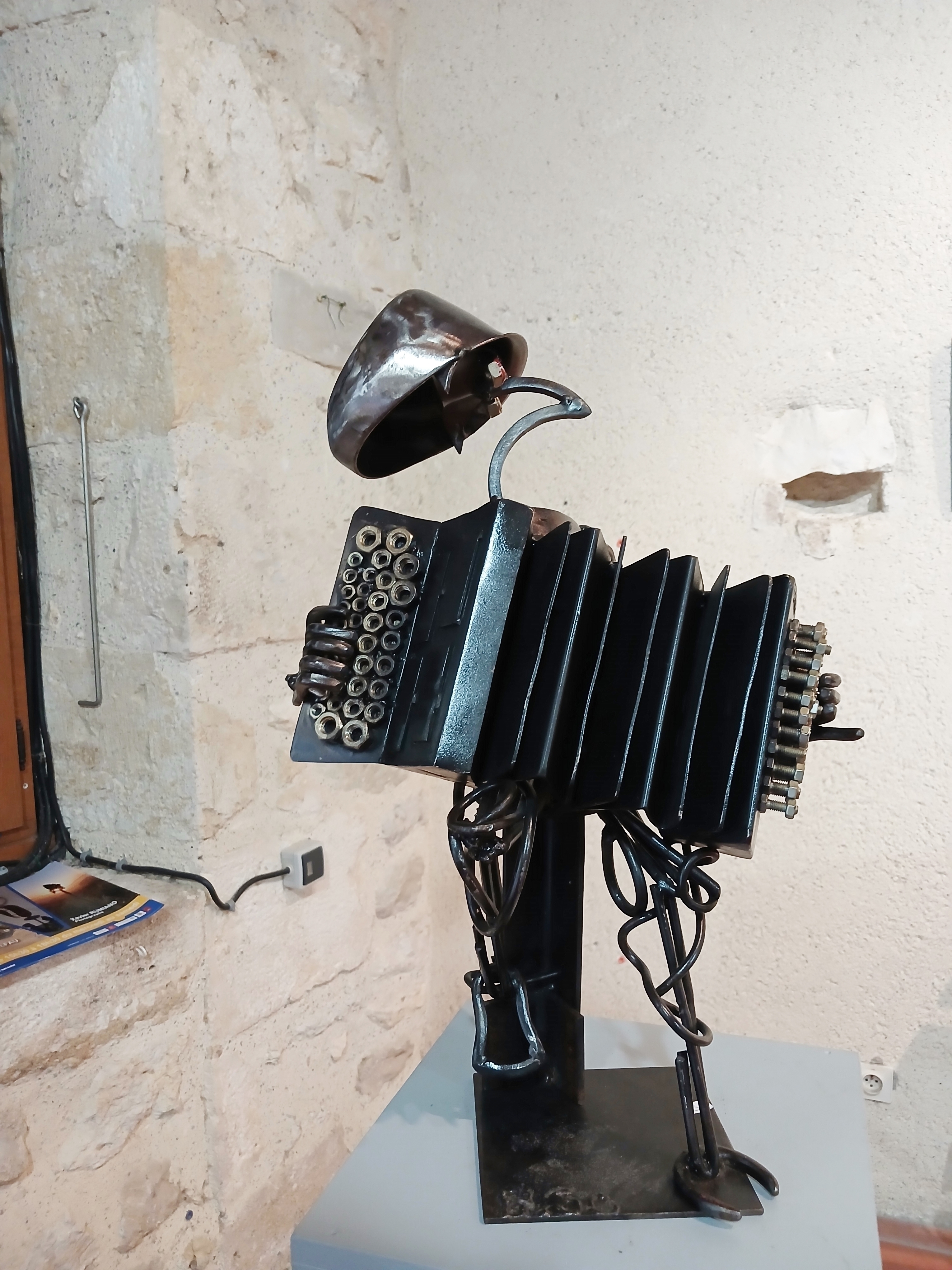 L'accordéoniste Solo Bambara.