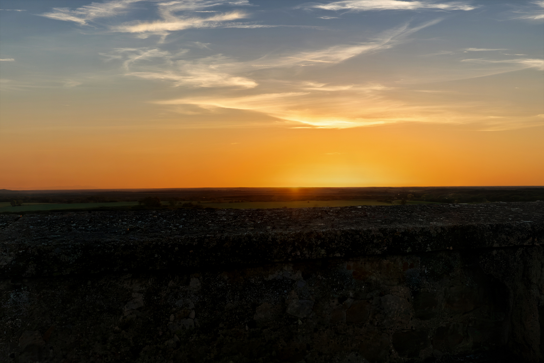 les couleurs magnifiques du crépuscule