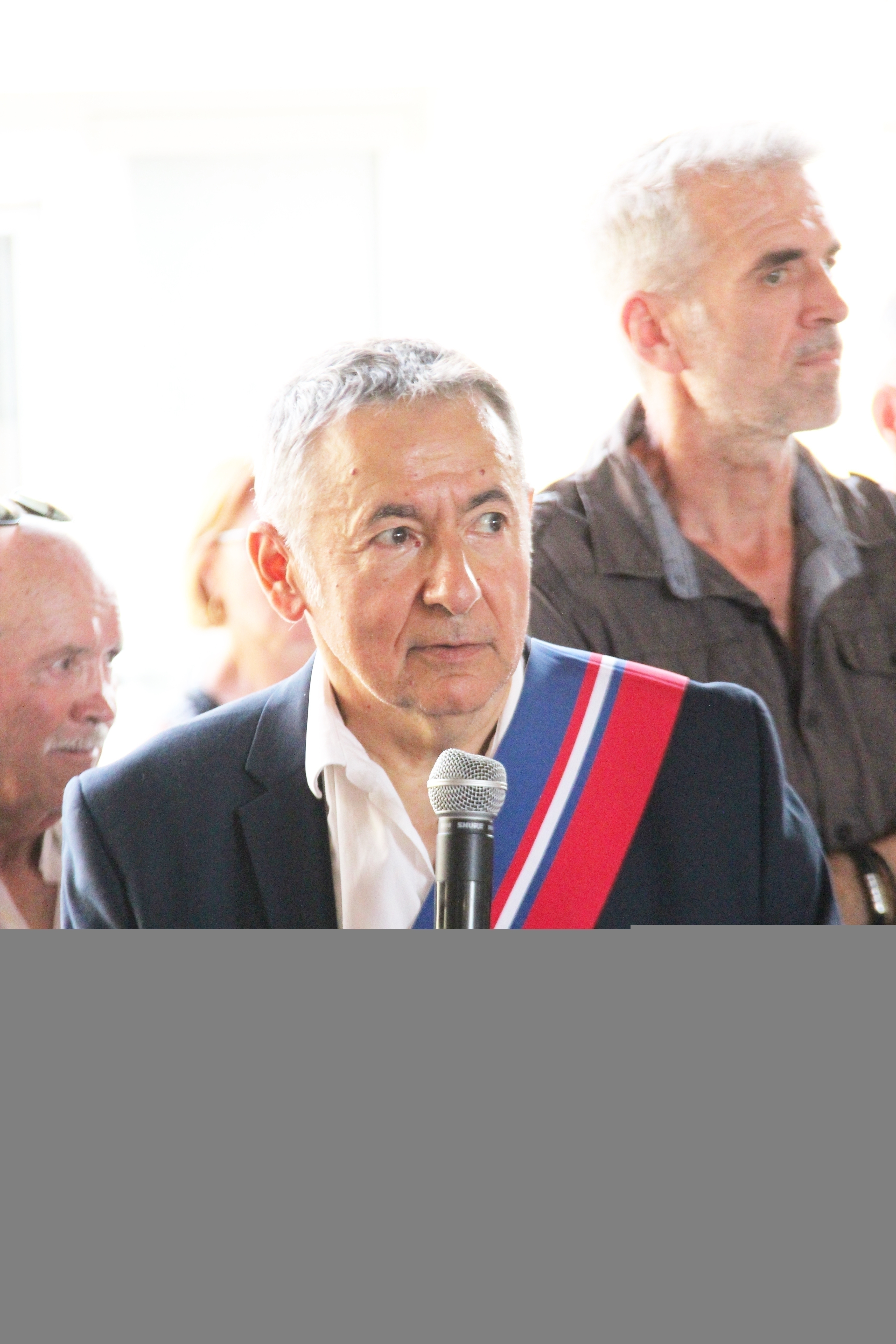 Le Conseiller Départemental, Bernard Ksaz.