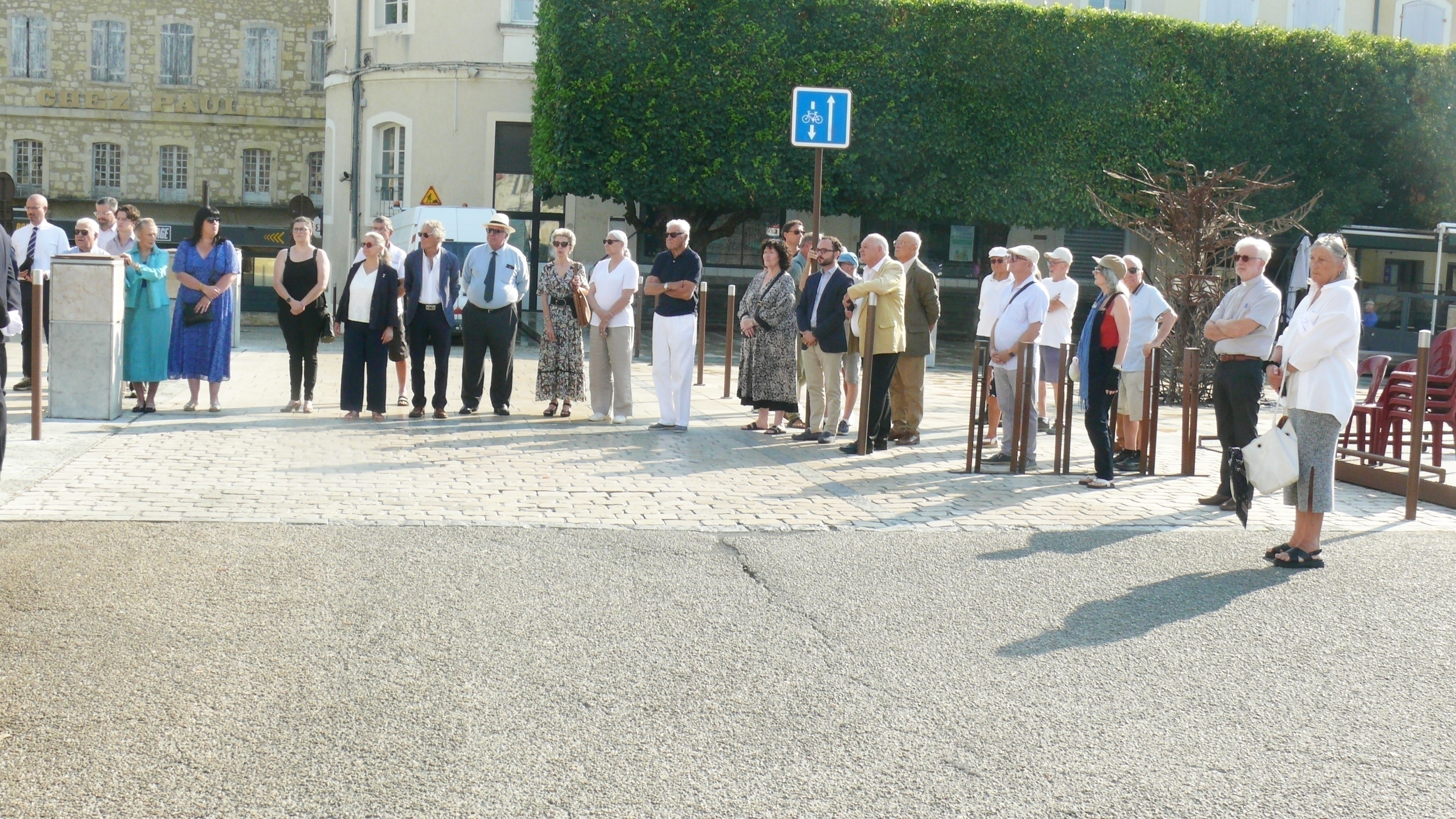 Une partie du public.