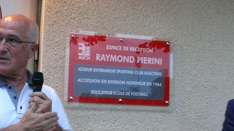 AUCH Le club house d'Auch Football devient l'Espace Raymond Piérini