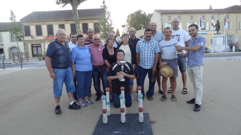 Beau succès pour le concours de quilles au maillet 