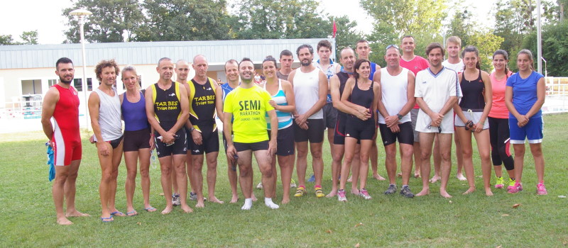 Triathlon des "Esbouhats" 23 participants