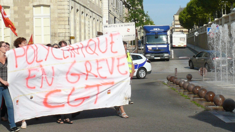 AUCH Troisième journée de grève pour les salariés de la polyclinique de Gascogne