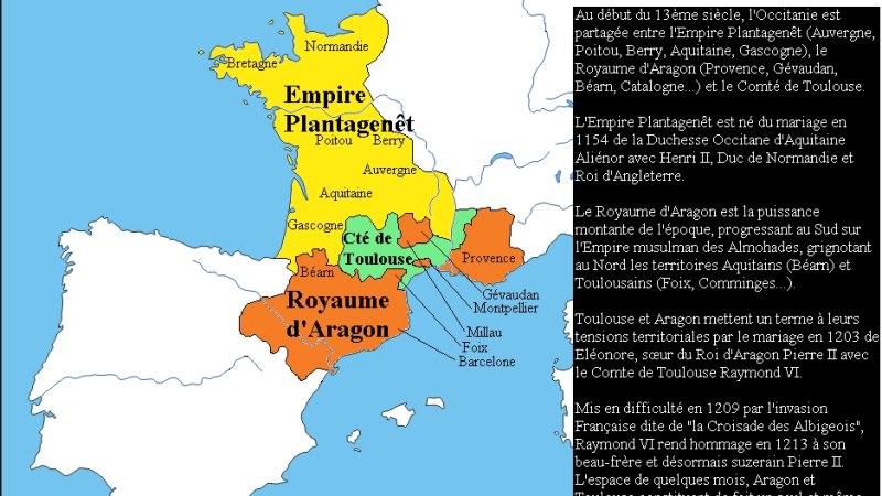 HISTOIRE DE L'OCCITANIE - 12 Septembre 1213