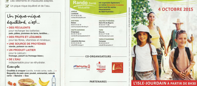 L'ISLE-JOURDAIN - RANDONNEE SANTE -