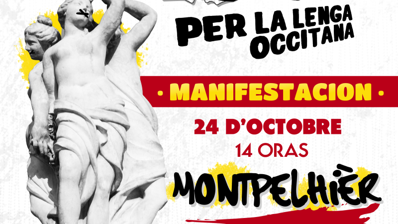 Manifestation pour l'occitan le 24 octobre à Montpellier