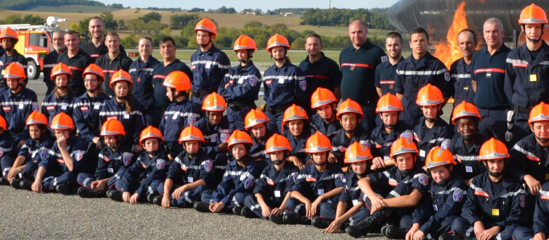 AUCH Les Jeunes sapeurs pompiers gersois ont bien man