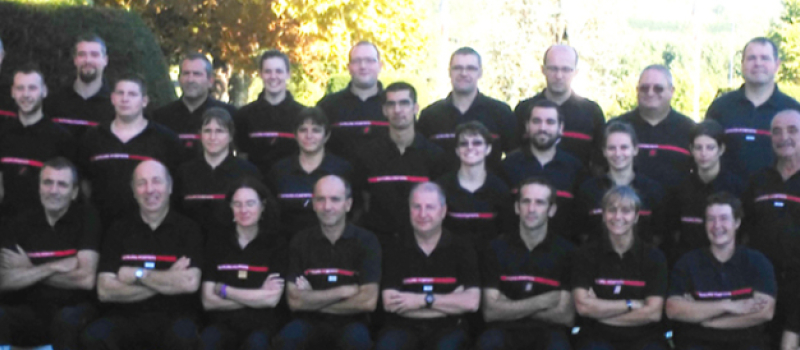 MIRANDE Avec les sapeurs pompiers