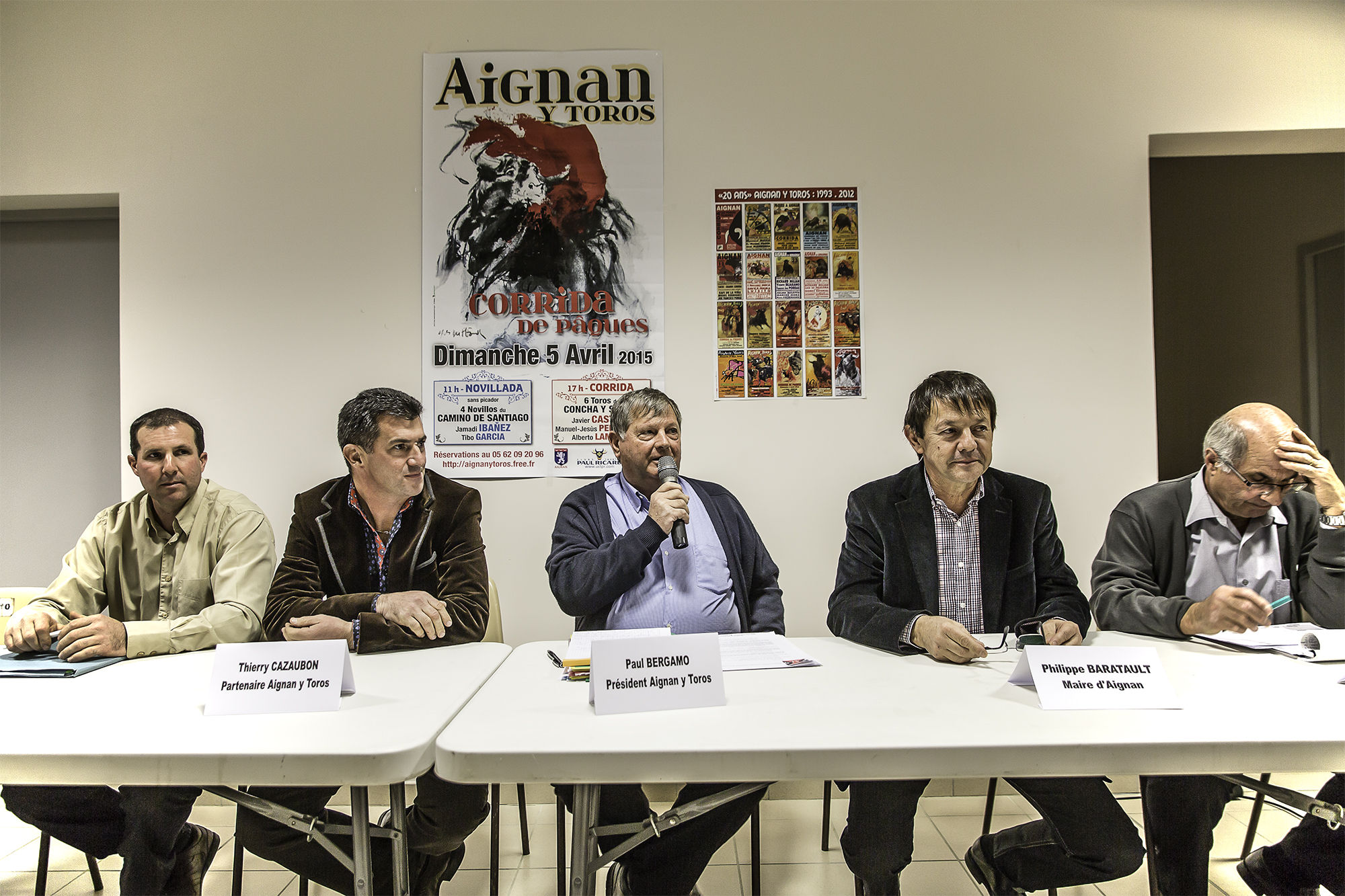 Michel Pupin Philippe Baratault Paul Bergamo Thierry Cazaubon Jérôme Cazaubon Jean-Claude Ruatz 1bis 201115.jpg
