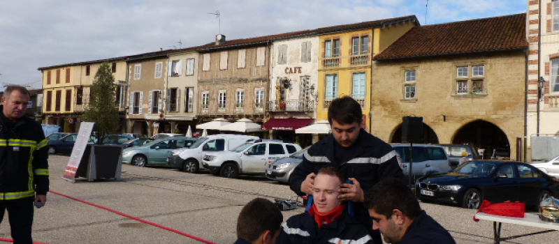 Marciac Journée portes ouvertes au centre de secours