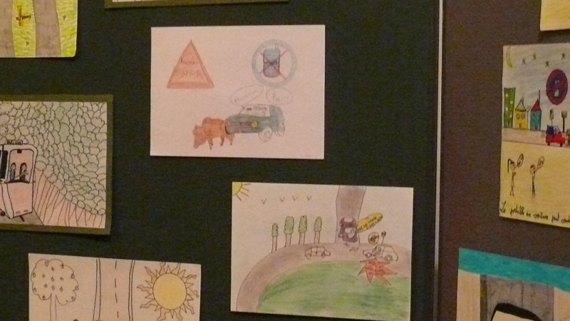 GERS Remise des prix du concours de dessins sécurité routière 2015