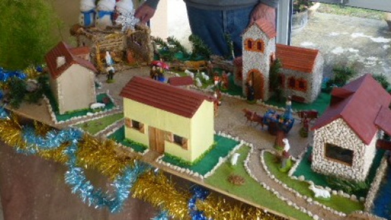 Marciac la belle crèche des Mille Soleils