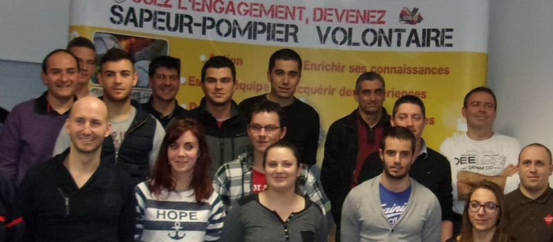 AUCH Accueil des nouveaux sapeurs pompiers volontaires au SDIS 32