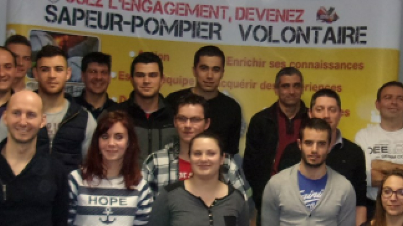 AUCH Accueil des nouveaux sapeurs pompiers volontaires au SDIS 32